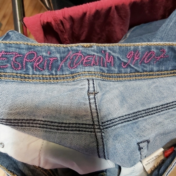 📣2/40$📣 ESPRIT 94107 ankle zip stretch jeans size 29 - Picture 8 of 10